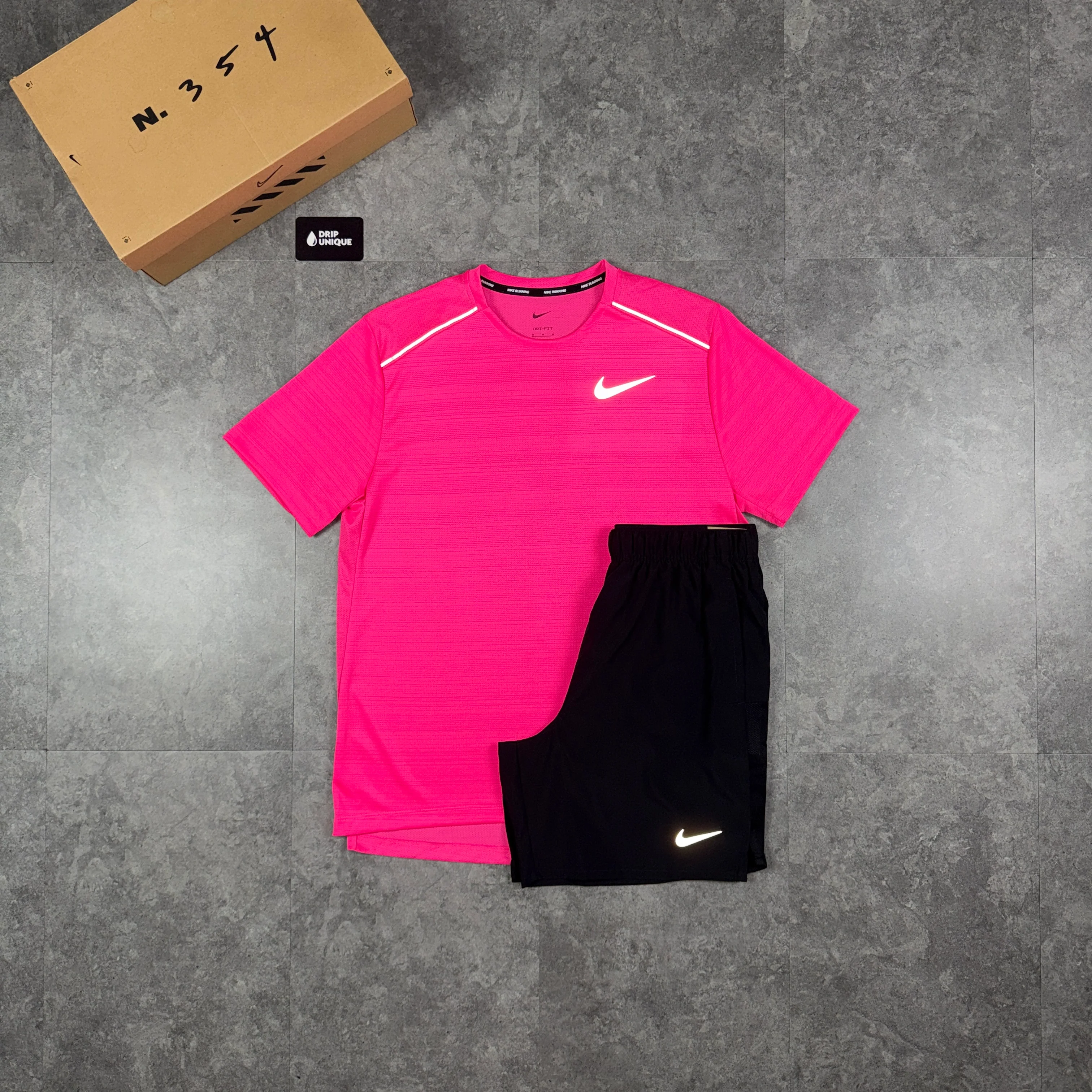 Nike Miler T-Shirt Laser Pink