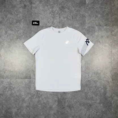 Asics Icon T-Shirt Cream & Navy