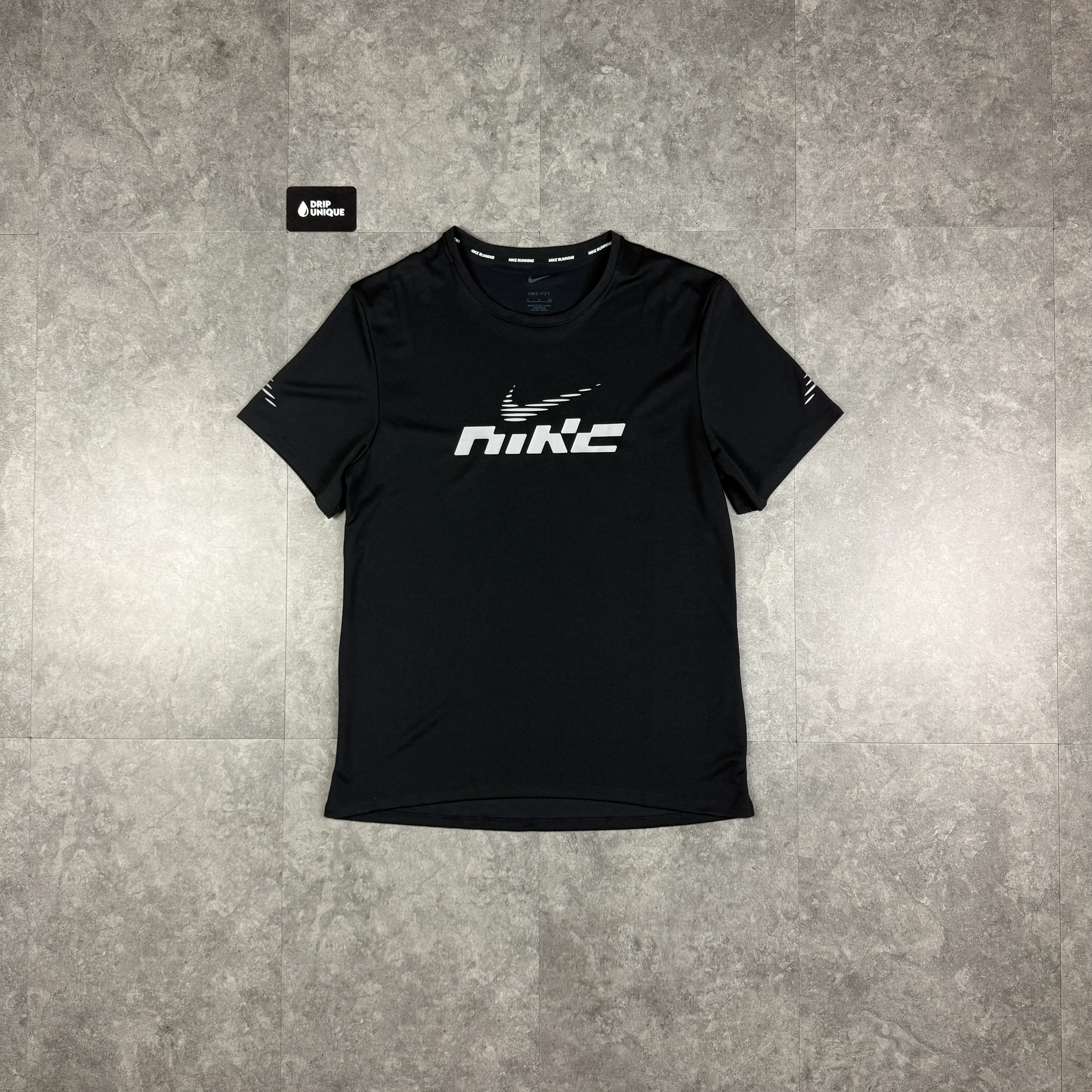 Nike Miler Flash T-Shirt Black