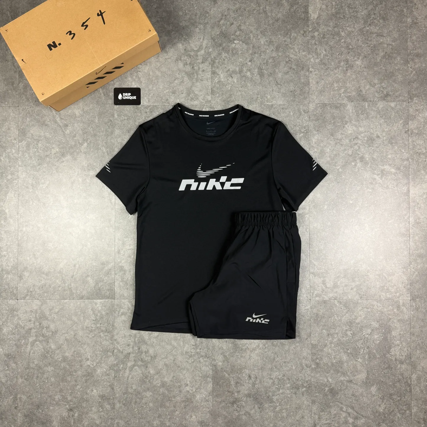 Nike Miler Flash T-Shirt Black