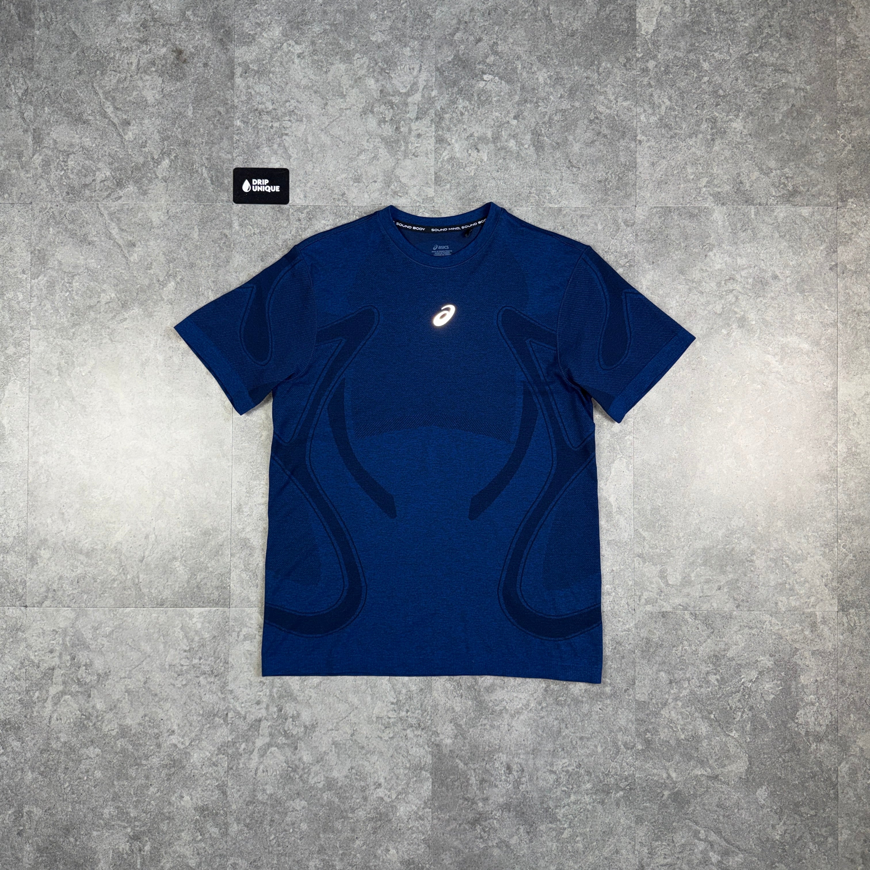 Asics Seamless Performance T-Shirt Midnight Navy