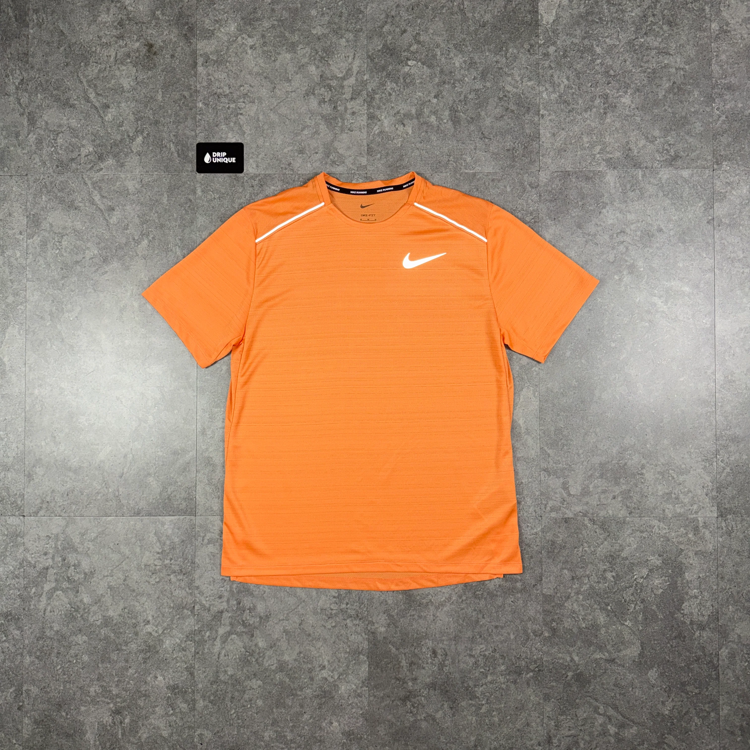 Nike Miler T-Shirt Orange Trance