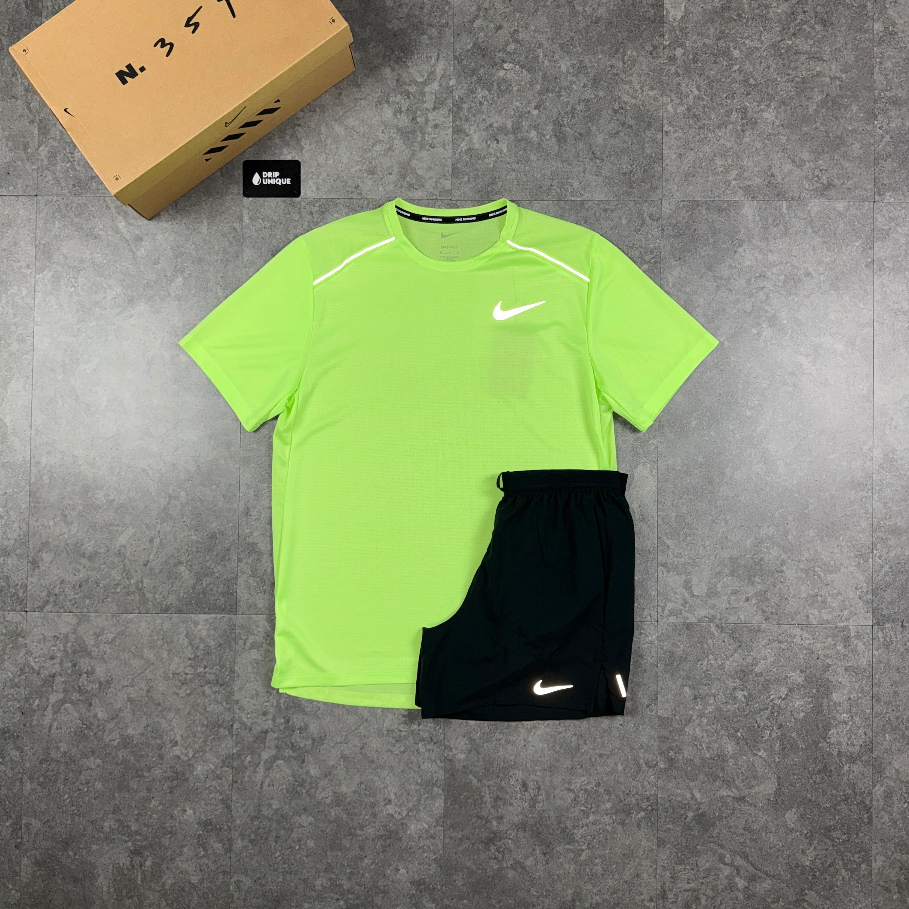 Nike Miler T-Shirt Ghost Green