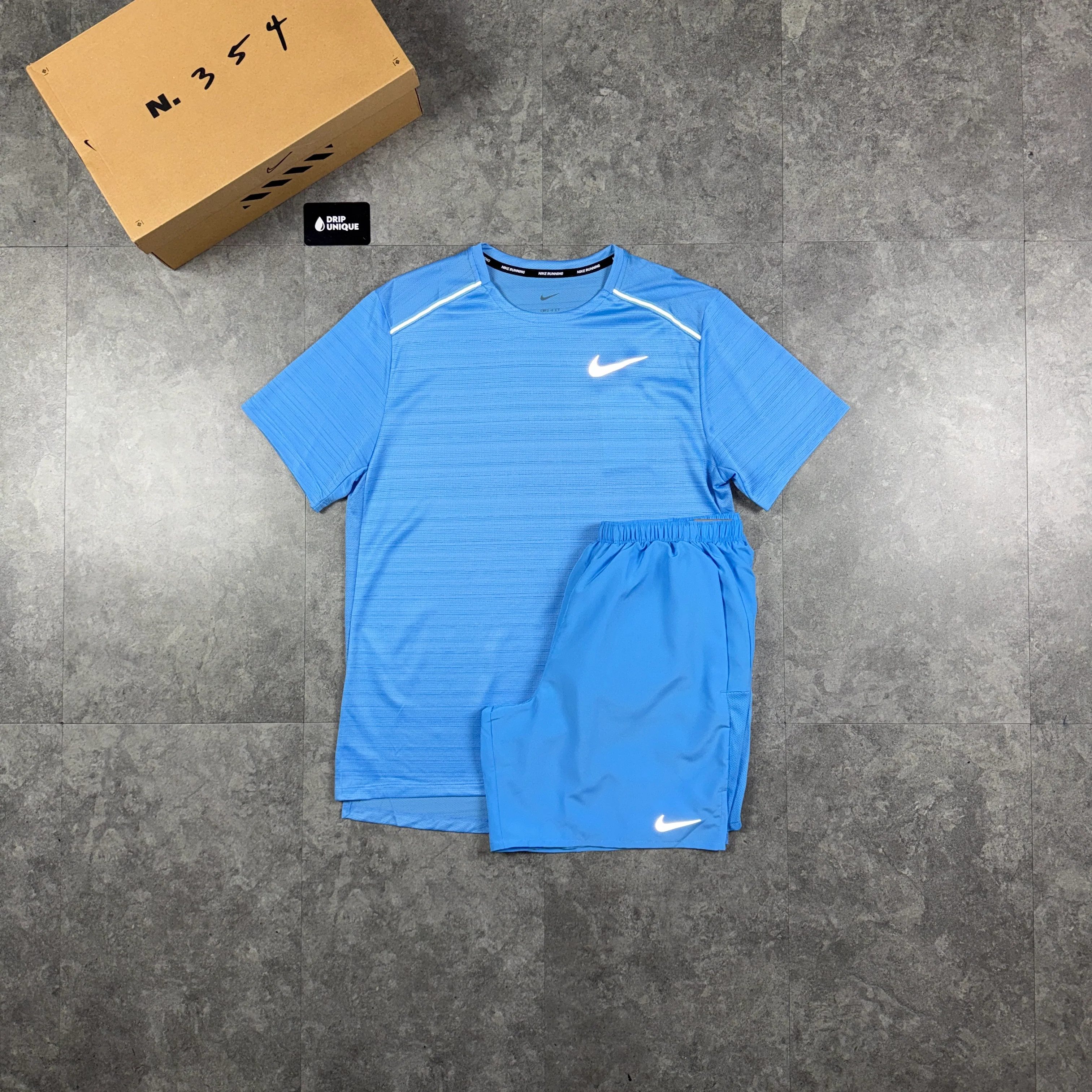 Nike Miler T-Shirt University Blue