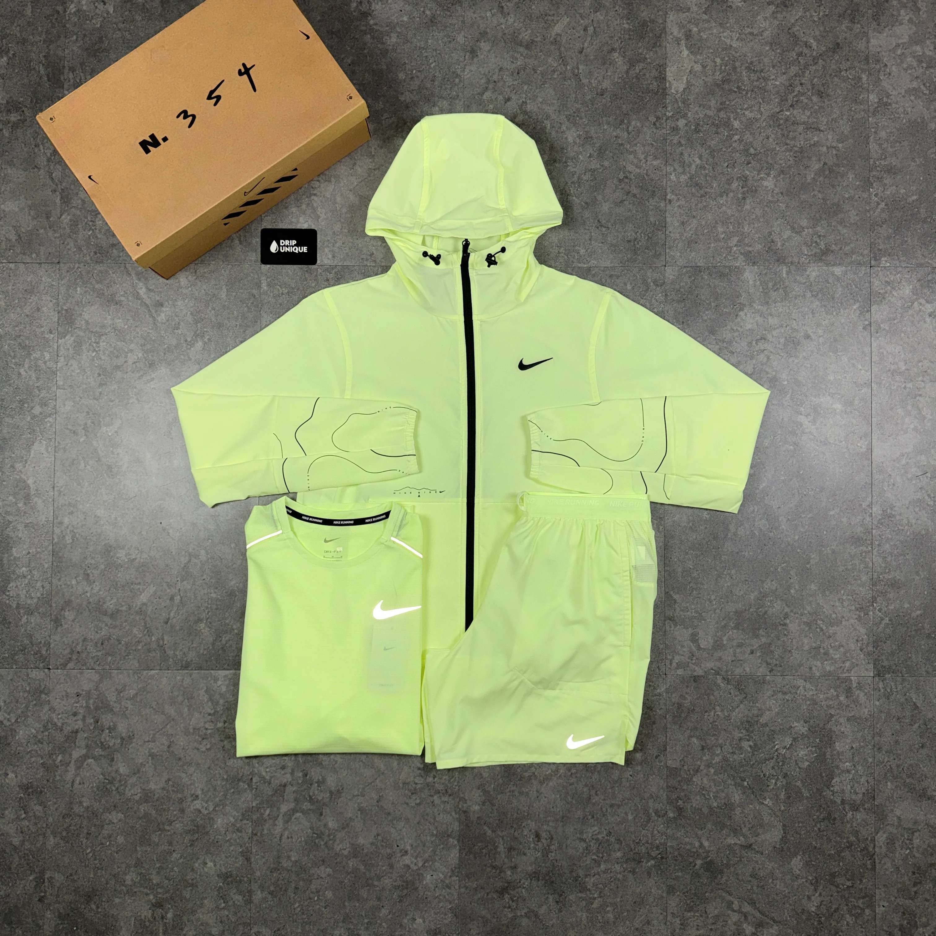 Nike Miler T-Shirt Barely Volt