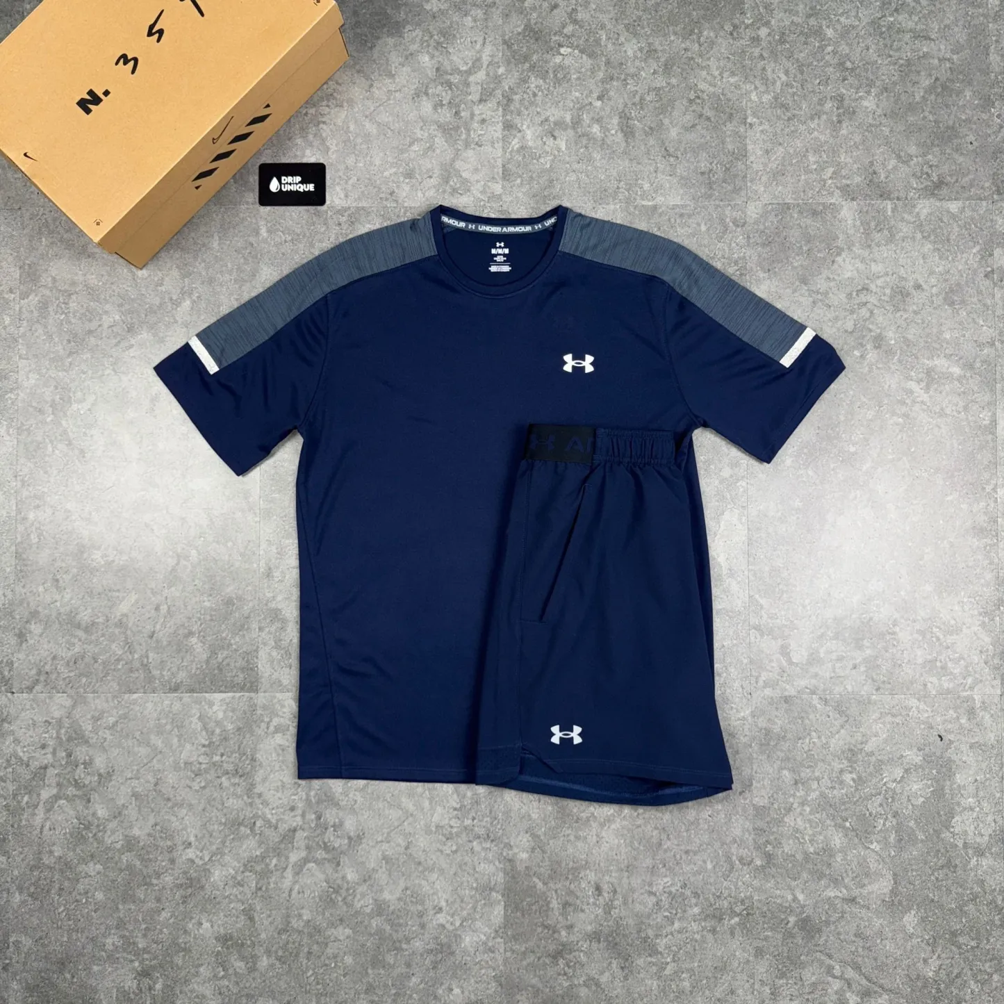 Under Armour Tech Utility T-Shirt Navy Blue