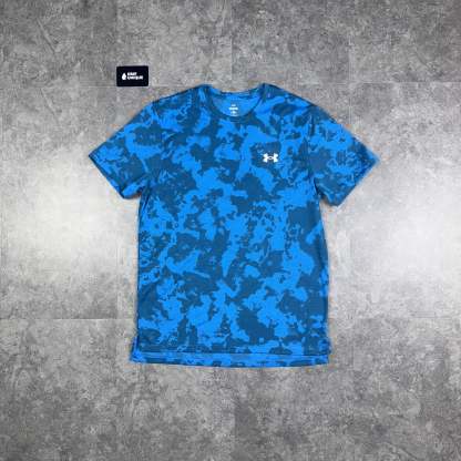 Under Armour Launch Printed T-Shirt Blue