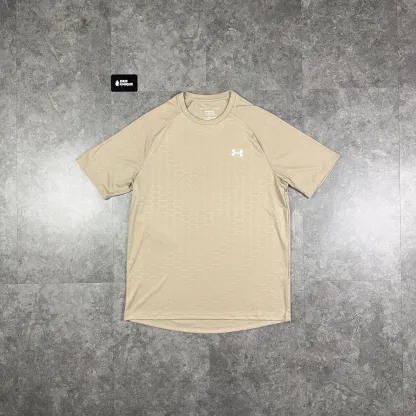 Under Armour Tech Emboss T-Shirt Stone