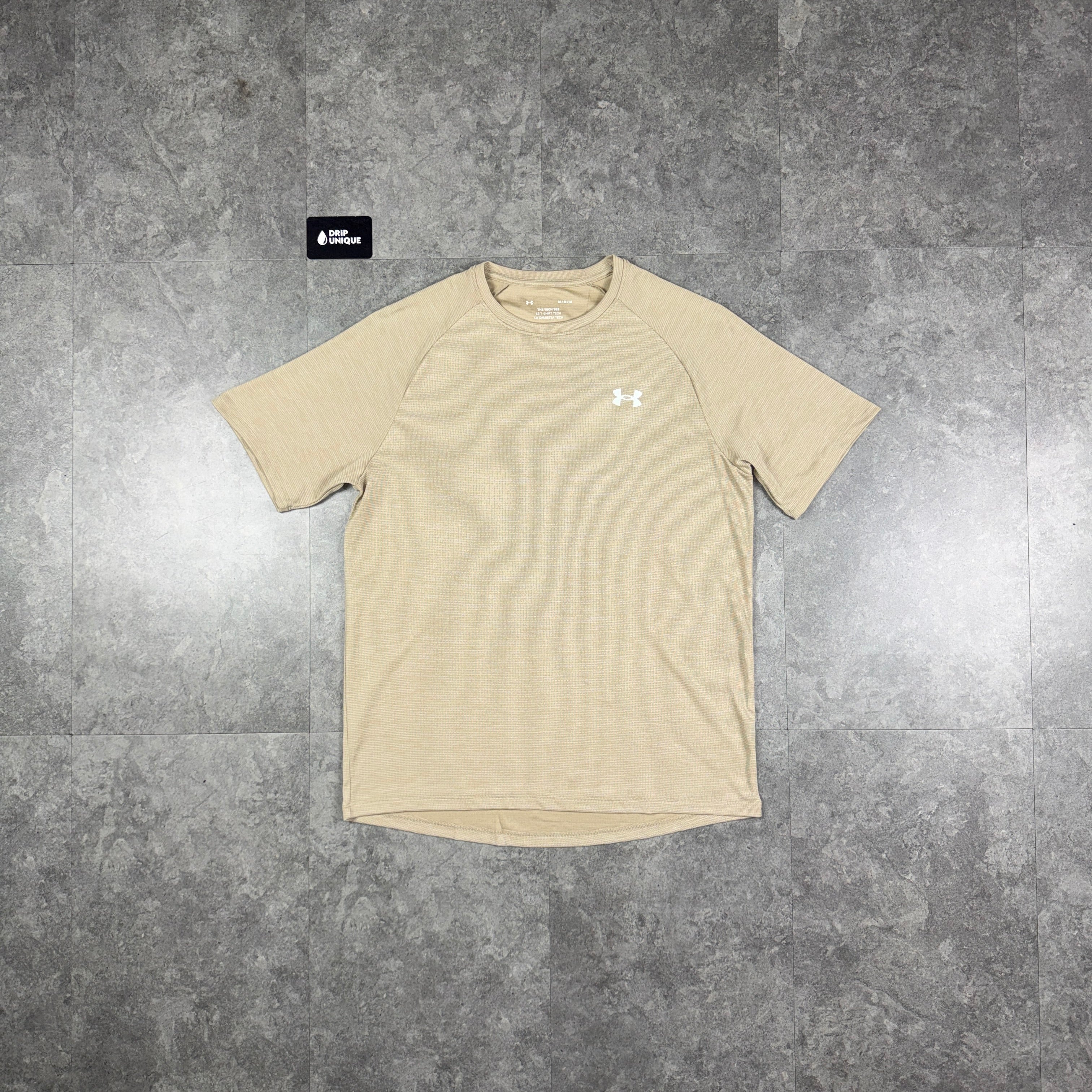 Under Armour Textured T-Shirt Beige