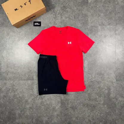 Under Armour Tech Camo T-Shirt Crimson Red