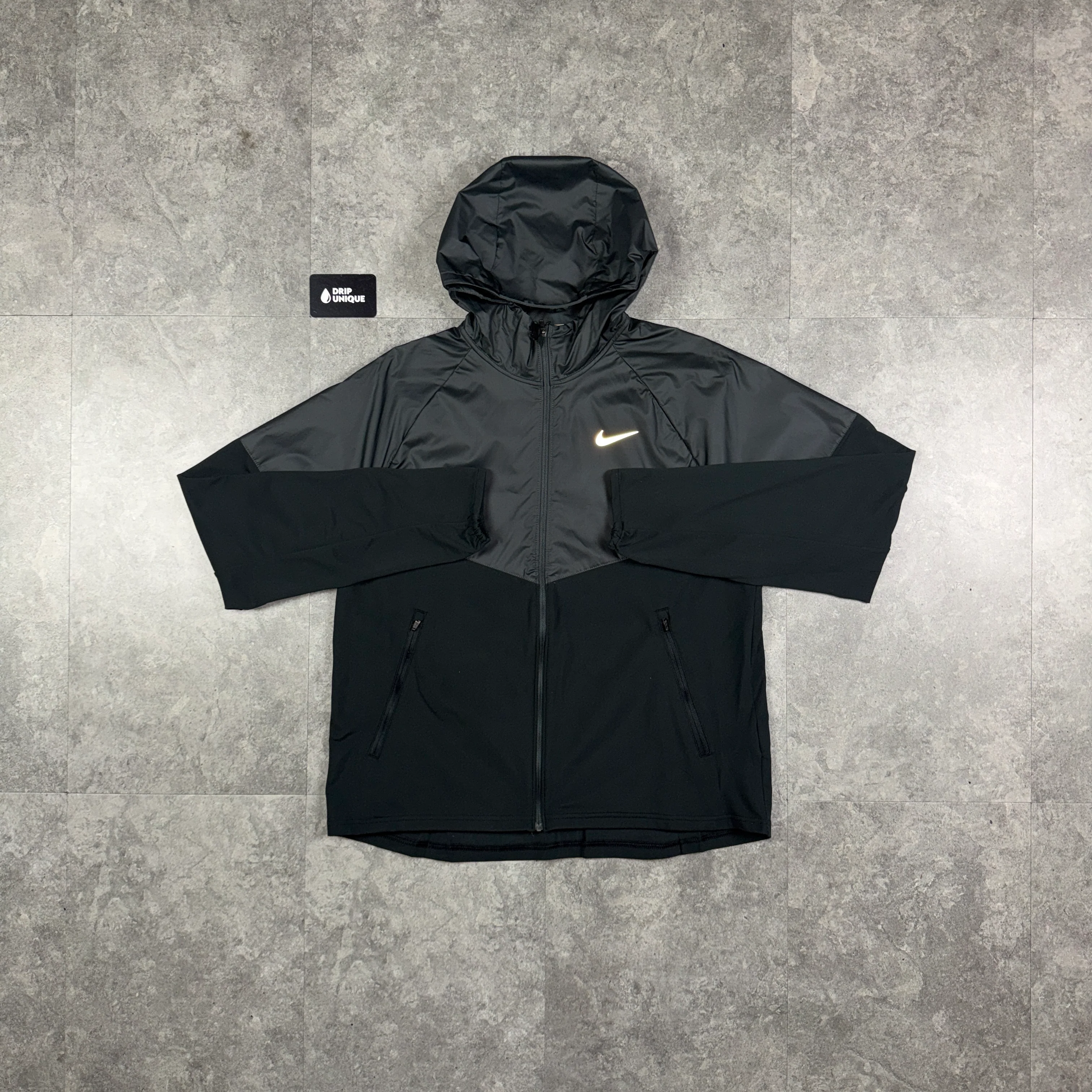 Nike Miler Therma-Fit Repel Windrunner Jacket Black