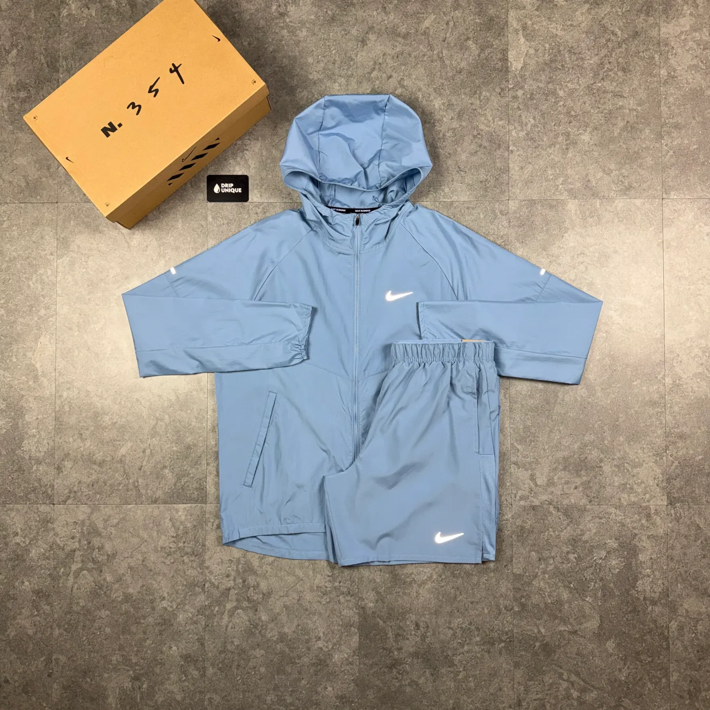 Nike Repel Miler Windrunner Jacket Worn Blue