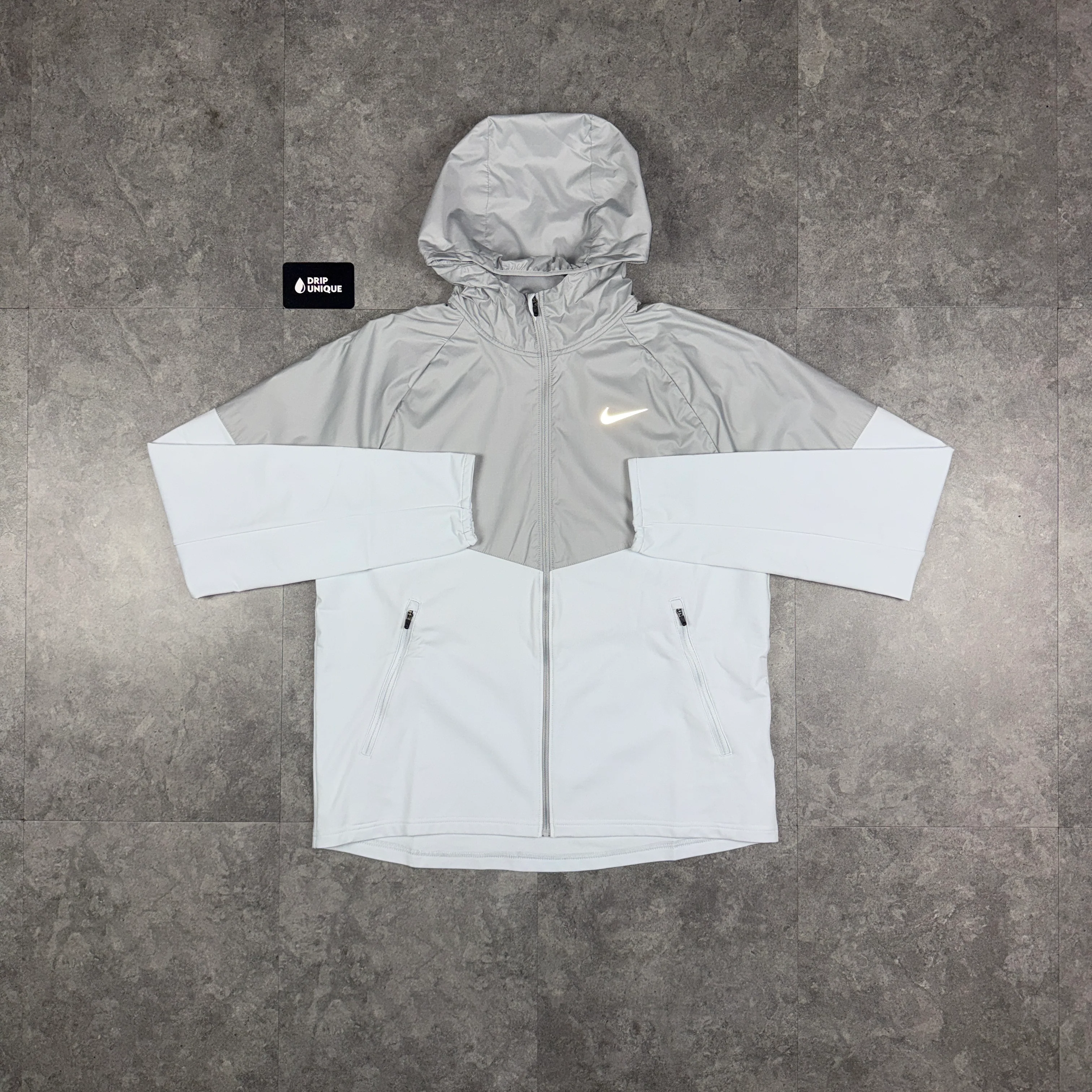 Nike Miler Therma-Fit Repel Windrunner Jacket Grey