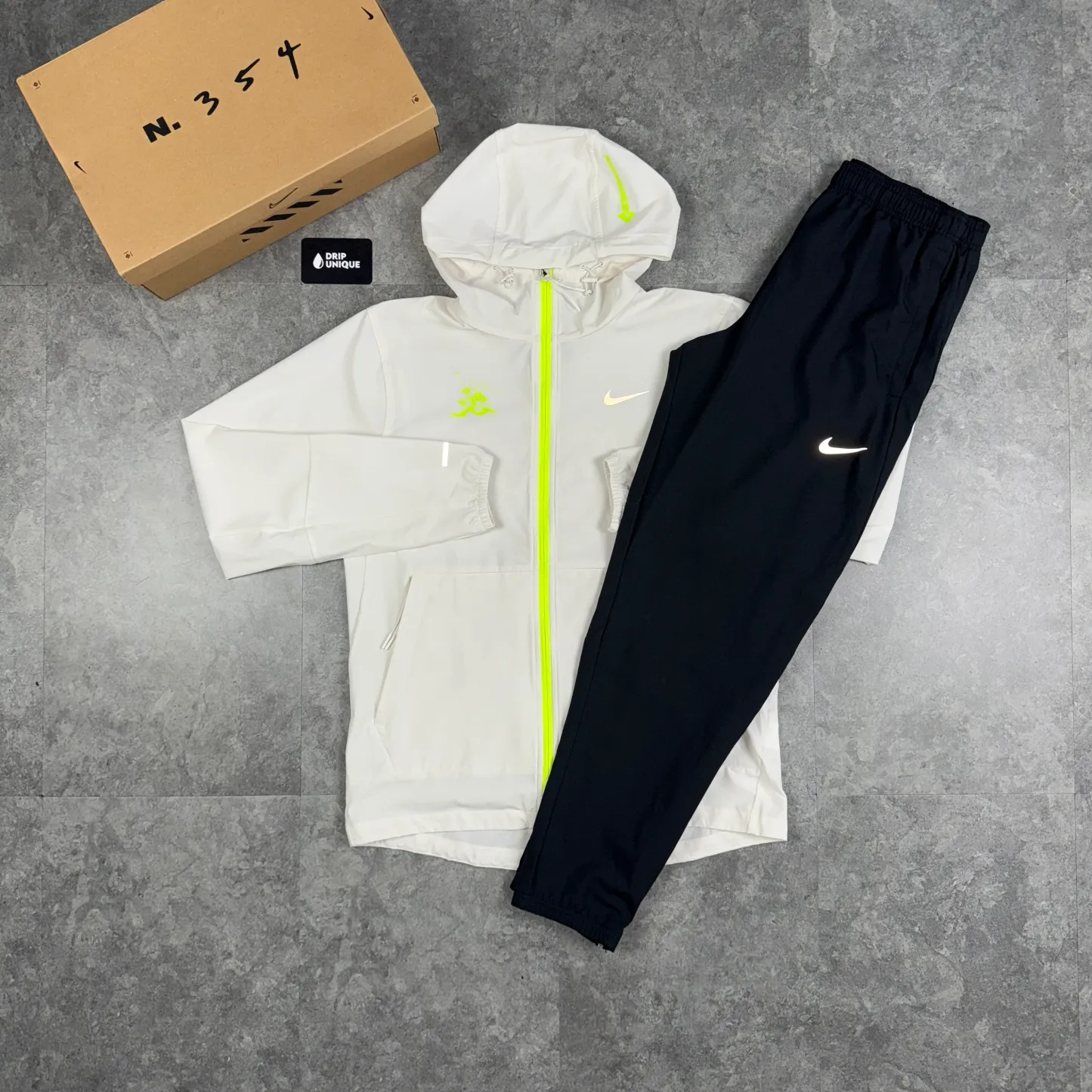 Nike Repel “Just Do It” Windrunner Jacket White