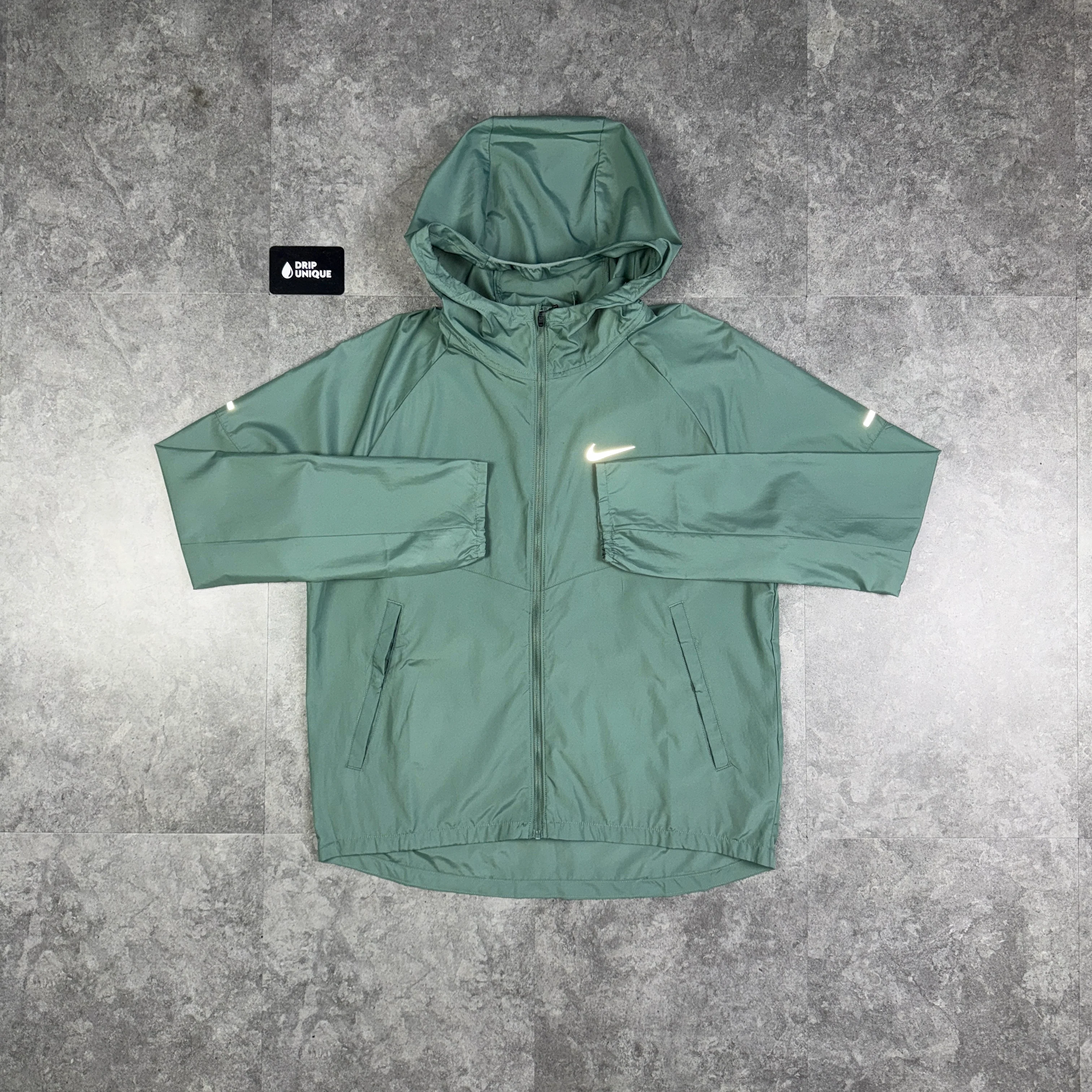 Nike Repel Miler Windrunner Jacket Clay Green