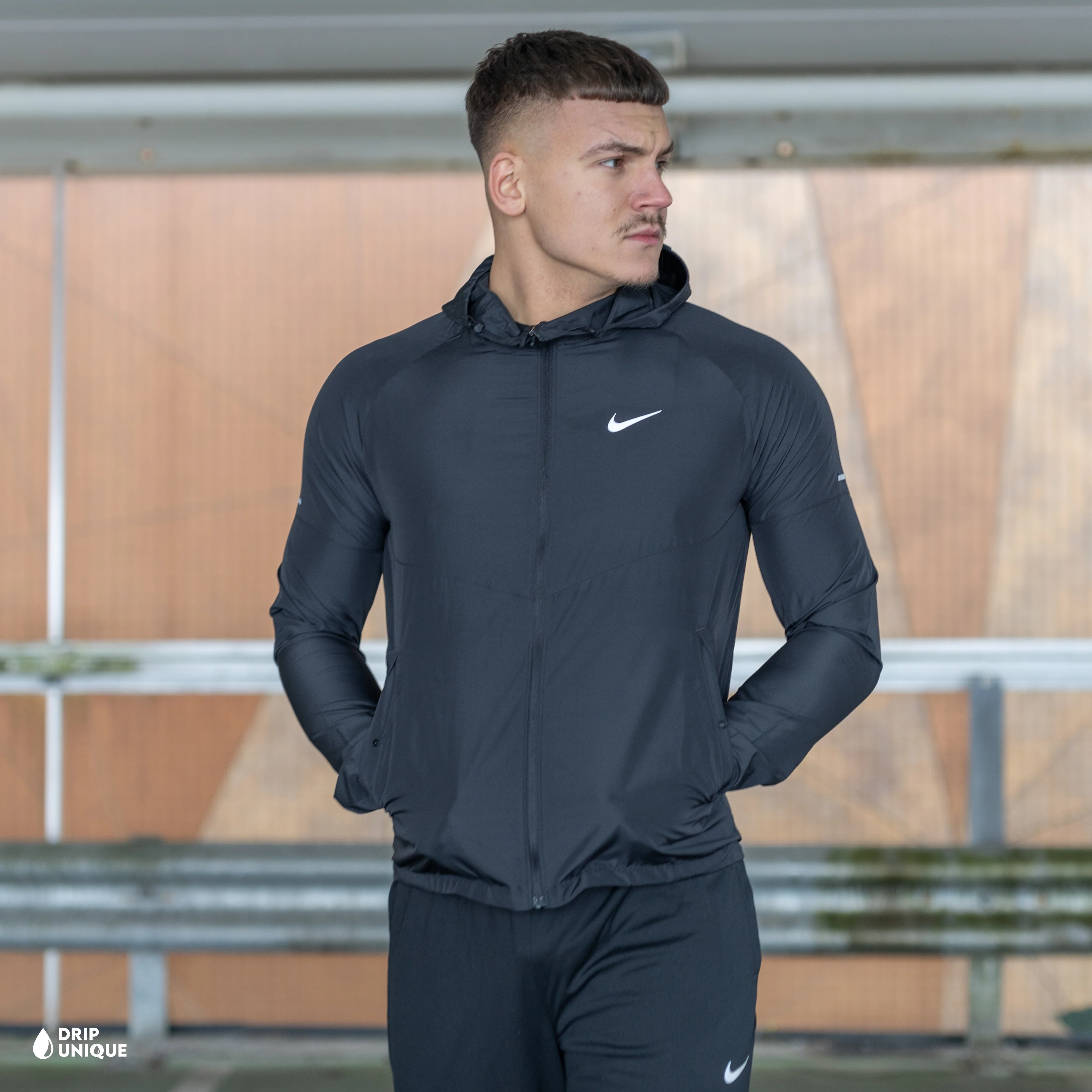 Nike Repel Miler Windrunner Jacket Black