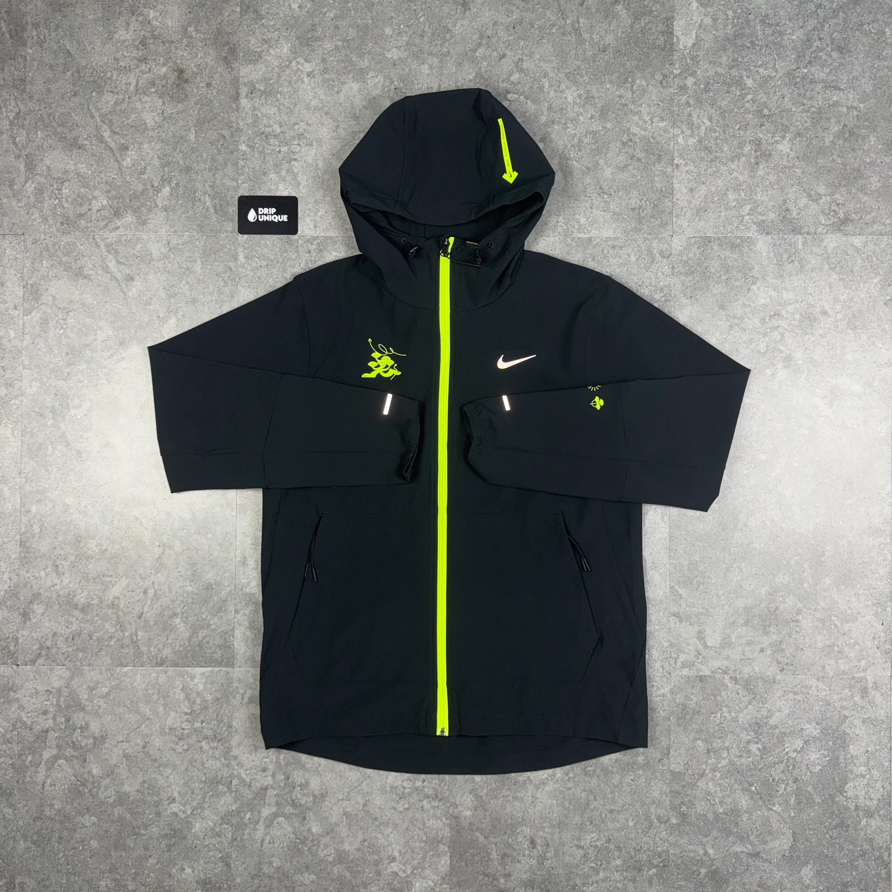 Nike Repel “Just Do It” Windrunner Jacket Black