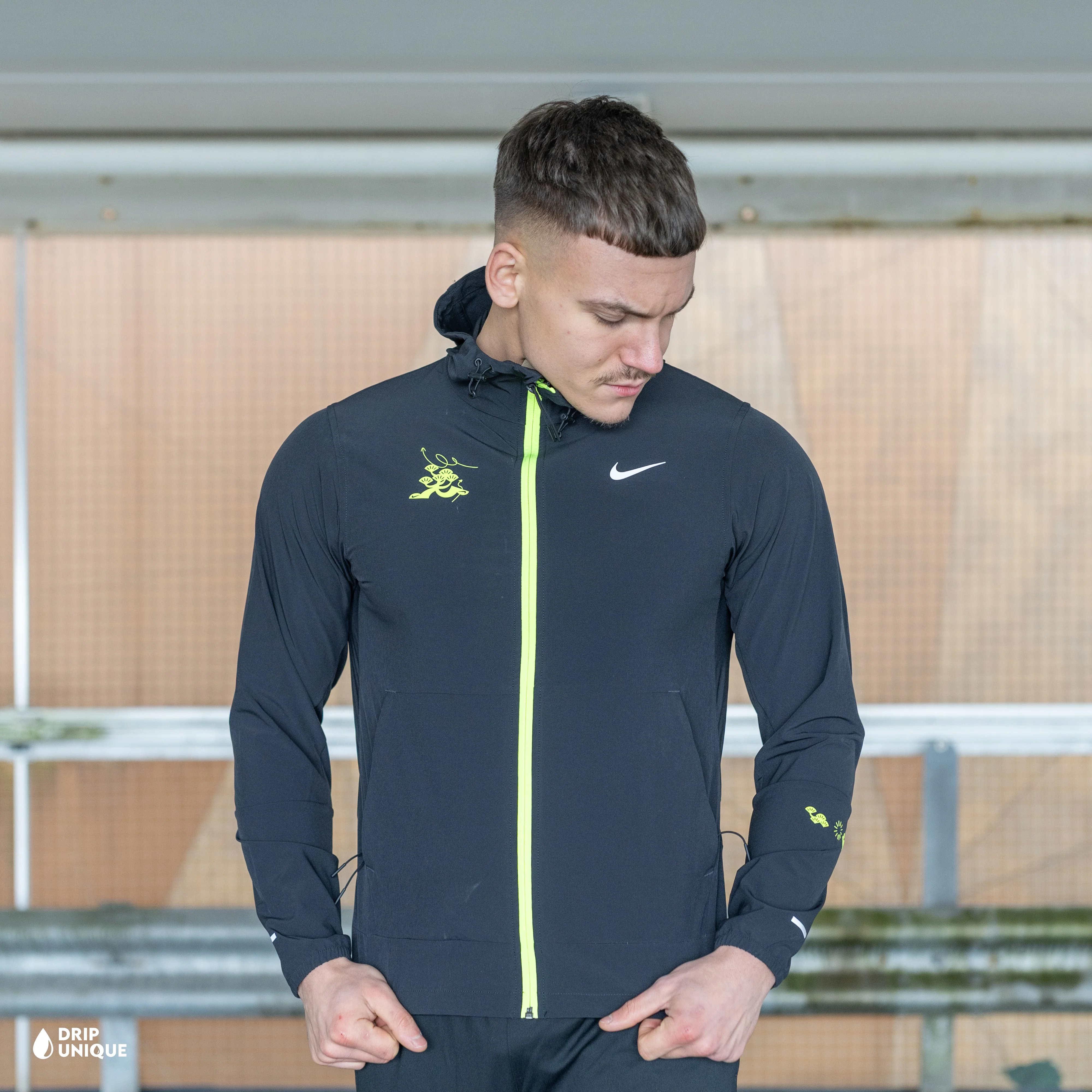 Nike Repel “Just Do It” Windrunner Jacket Black