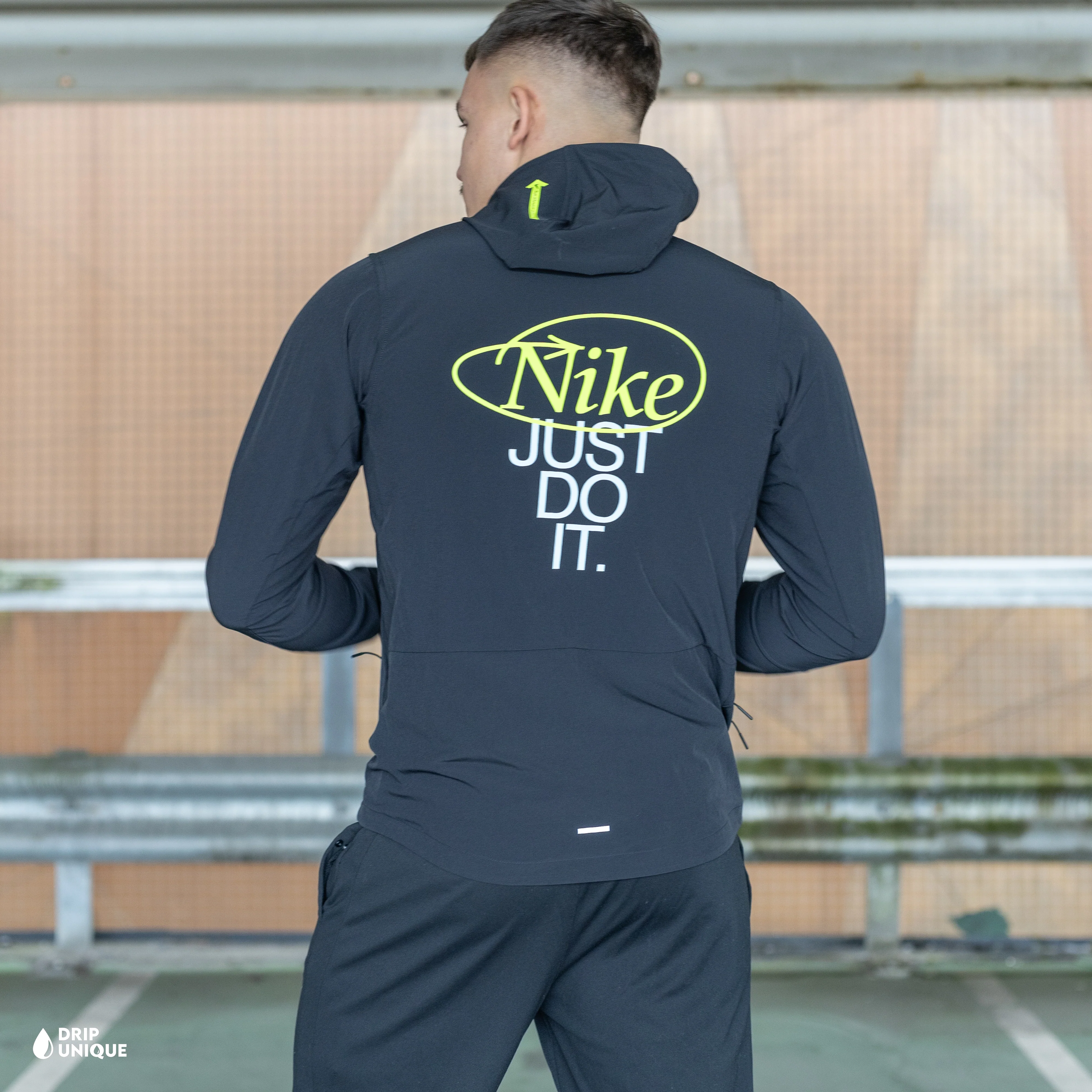 Nike Repel “Just Do It” Windrunner Jacket Black