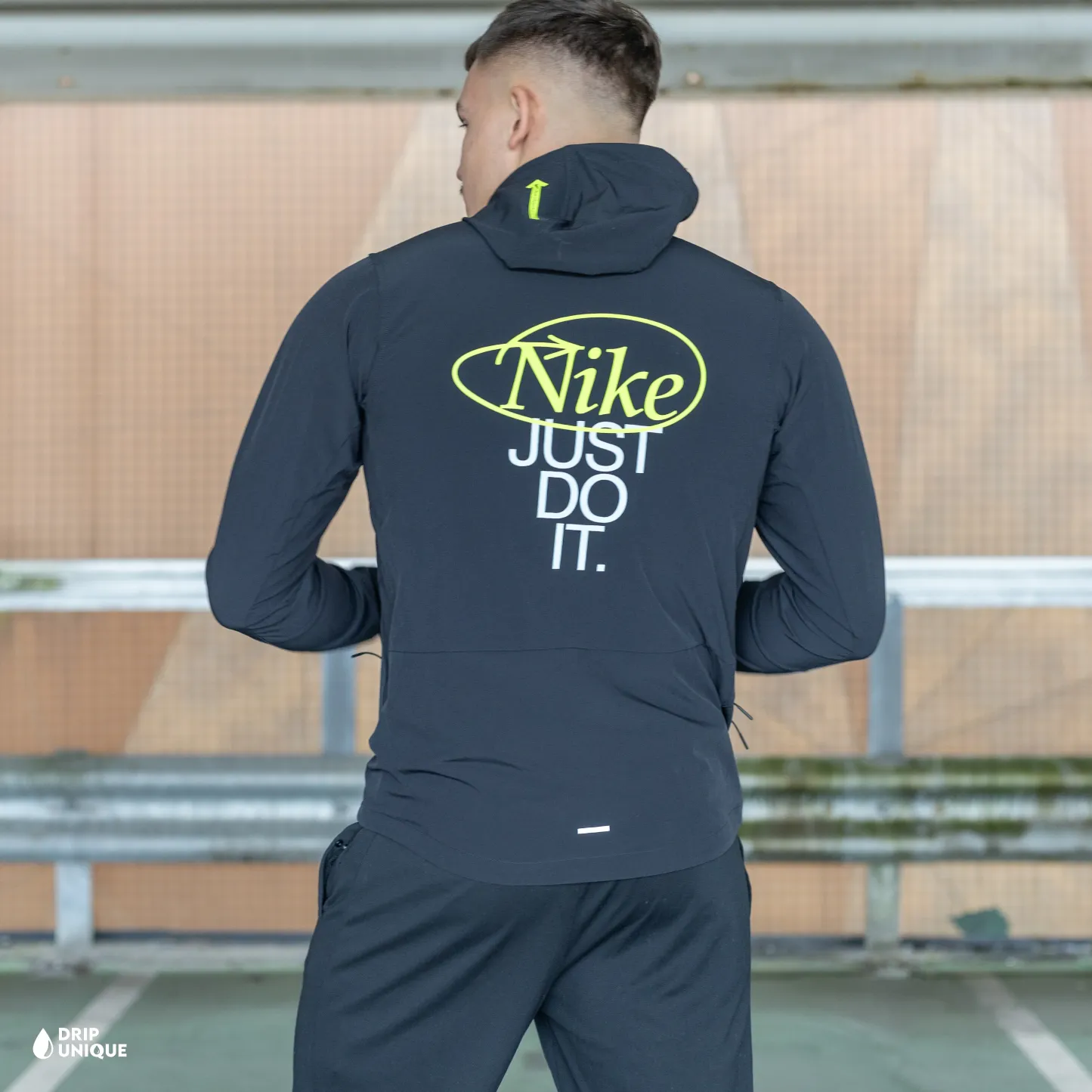 Nike Repel “Just Do It” Windrunner Jacket Black