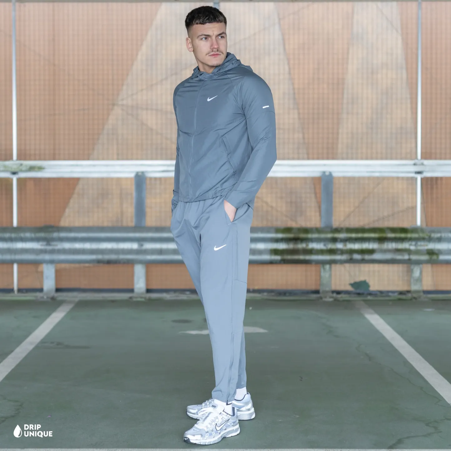 Nike Repel Miler Windrunner Jacket Smoke Grey