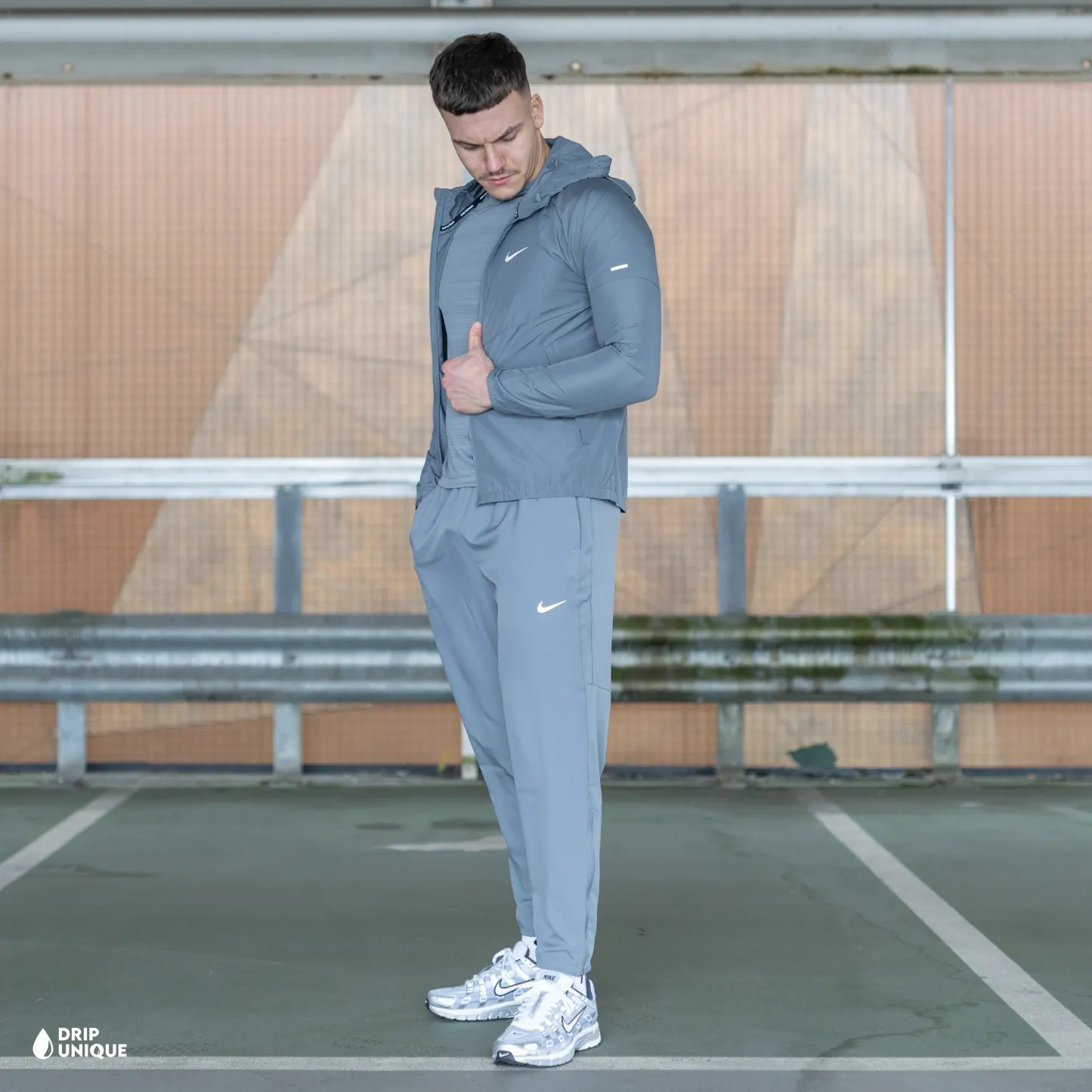 Nike Repel Miler Windrunner Jacket Smoke Grey