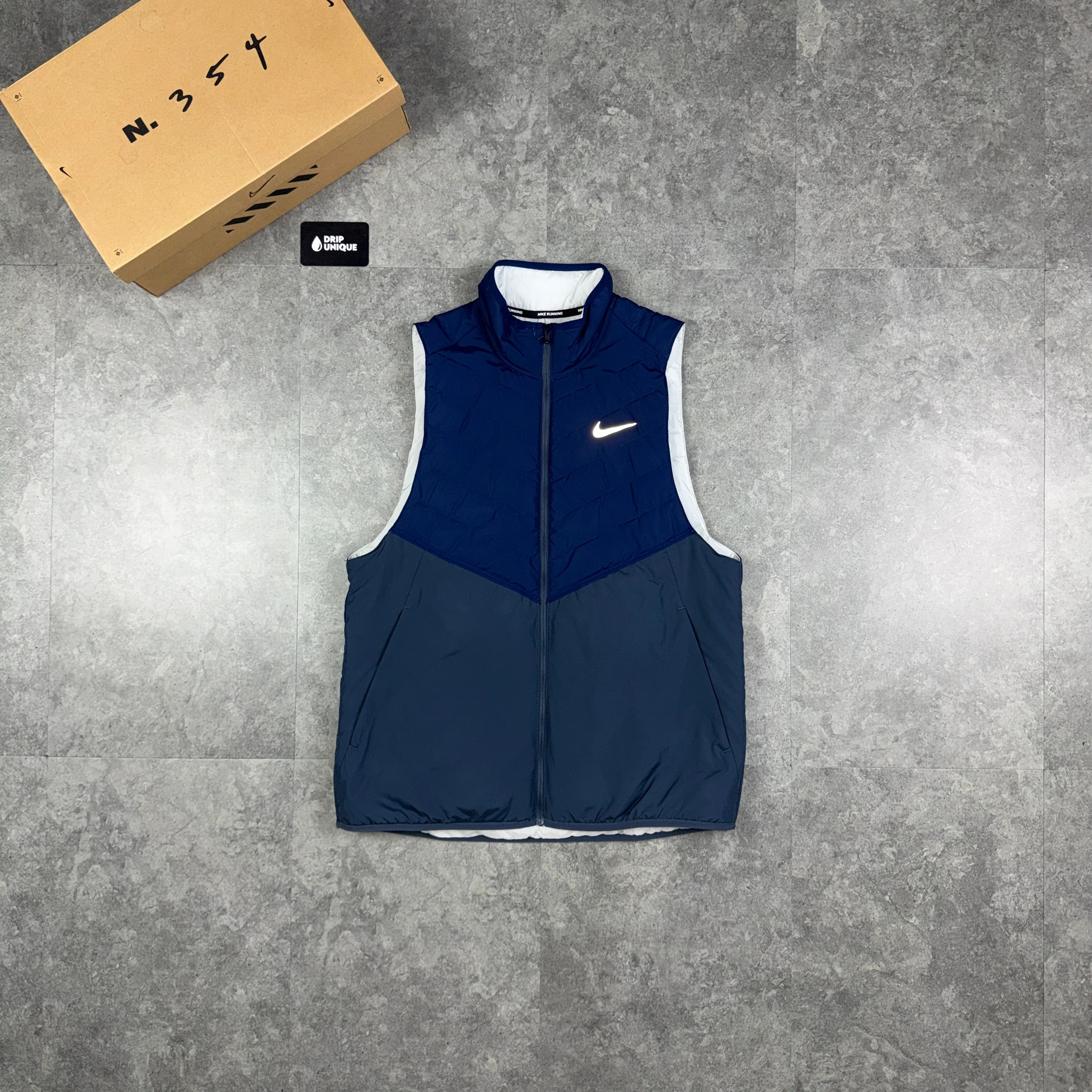 Nike Aerolayer Gilet Navy Blue