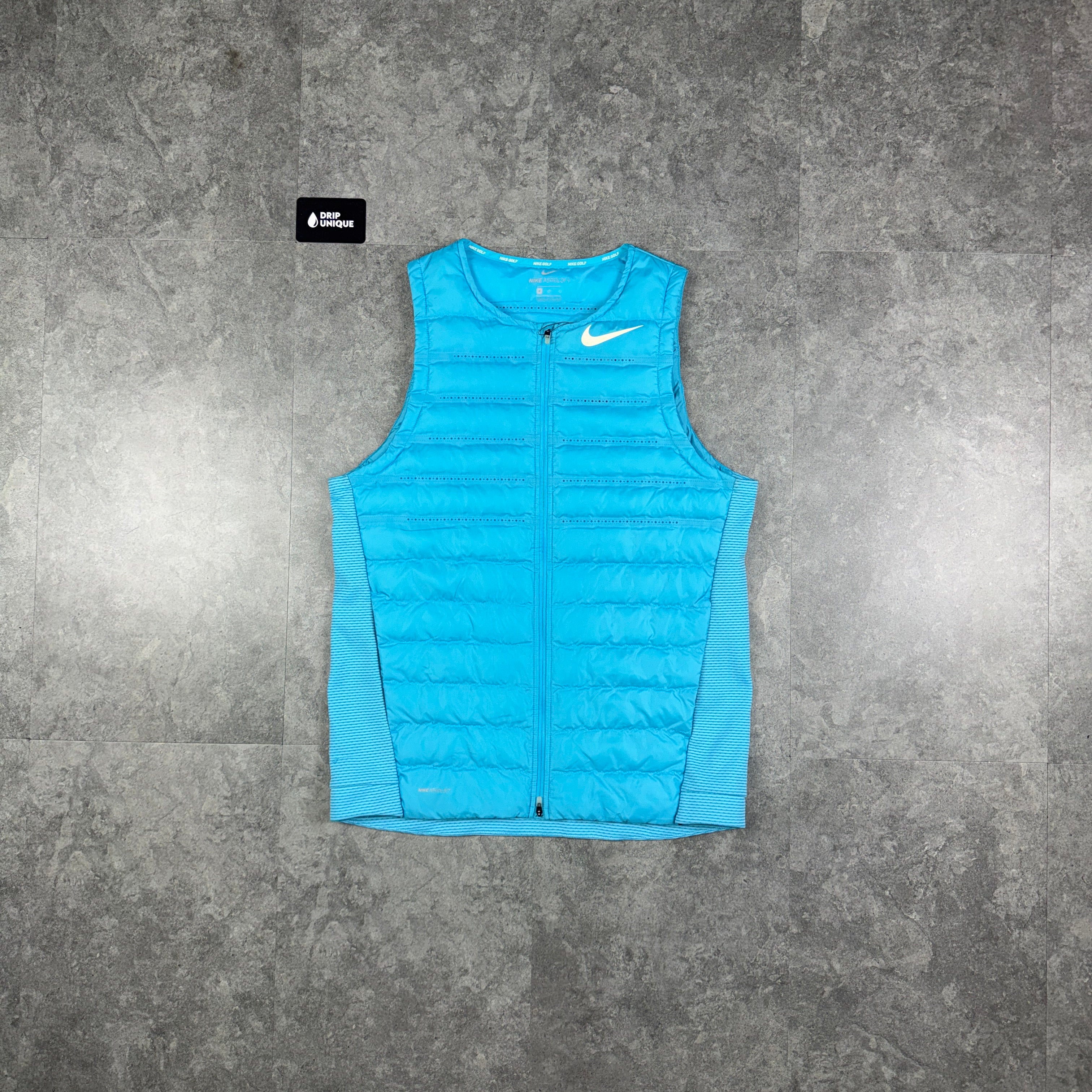 Nike Aeroloft 800 Gilet Blue