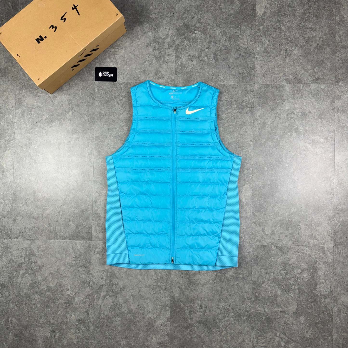 Nike Aeroloft 800 Gilet Blue