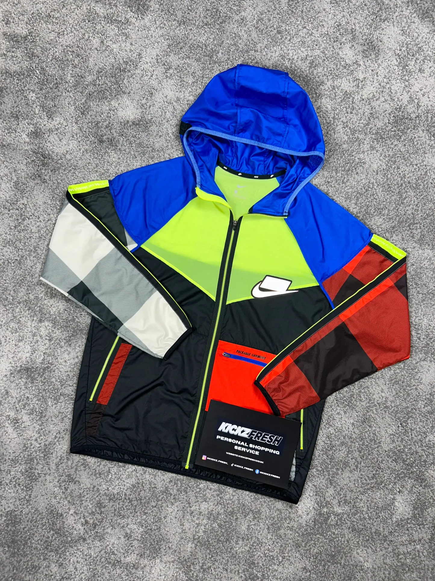 Nike Windrunner Jacket Meekz Rare Patch Work