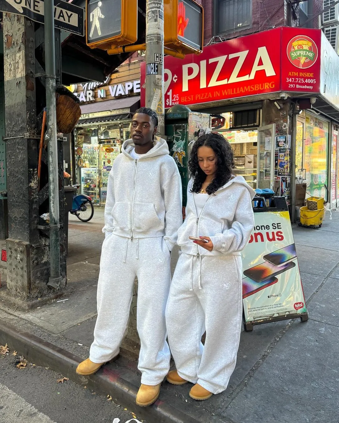 Heavy sweatshirt suit