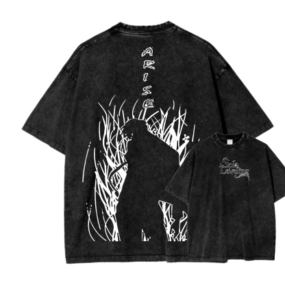 solo leveling Unisex Fit Washed T-Shirt 