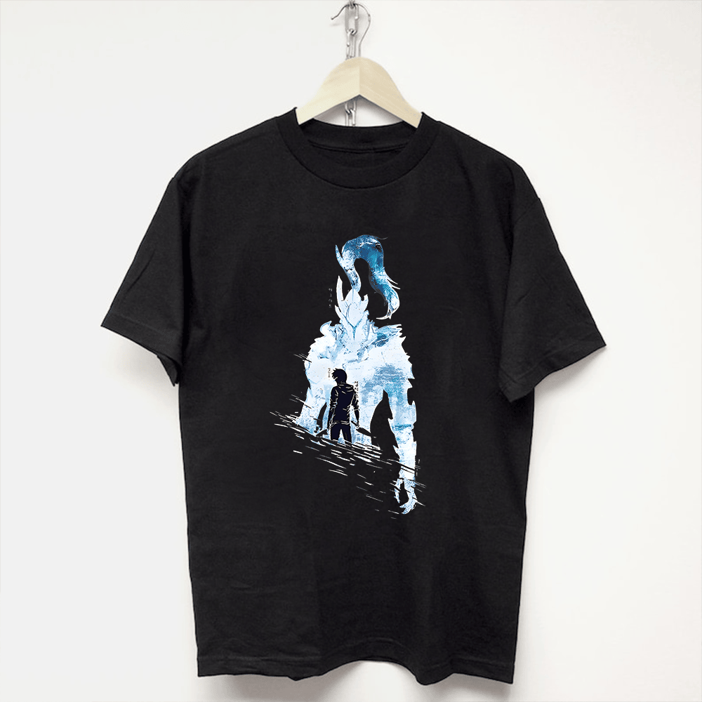 Copy of Solo Leveling T-Shirt Anime Manga Sung Jin Woo Unisex Sweater Hoodie
