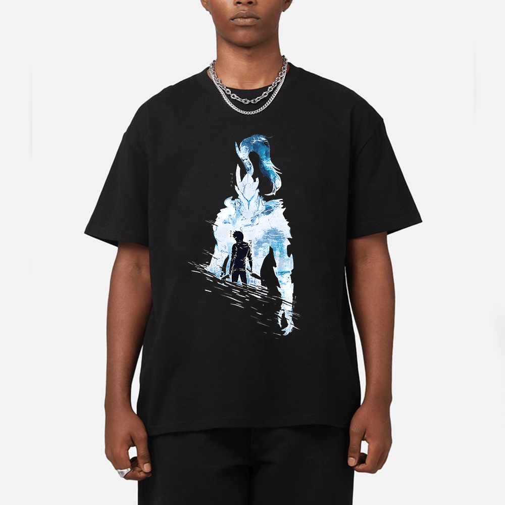Copy of Solo Leveling T-Shirt Anime Manga Sung Jin Woo Unisex Sweater Hoodie