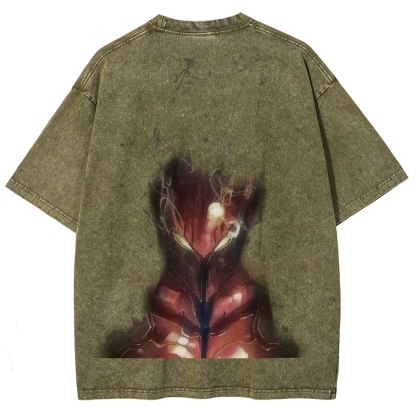 solo leveling Unisex Fit Washed T-Shirt 
