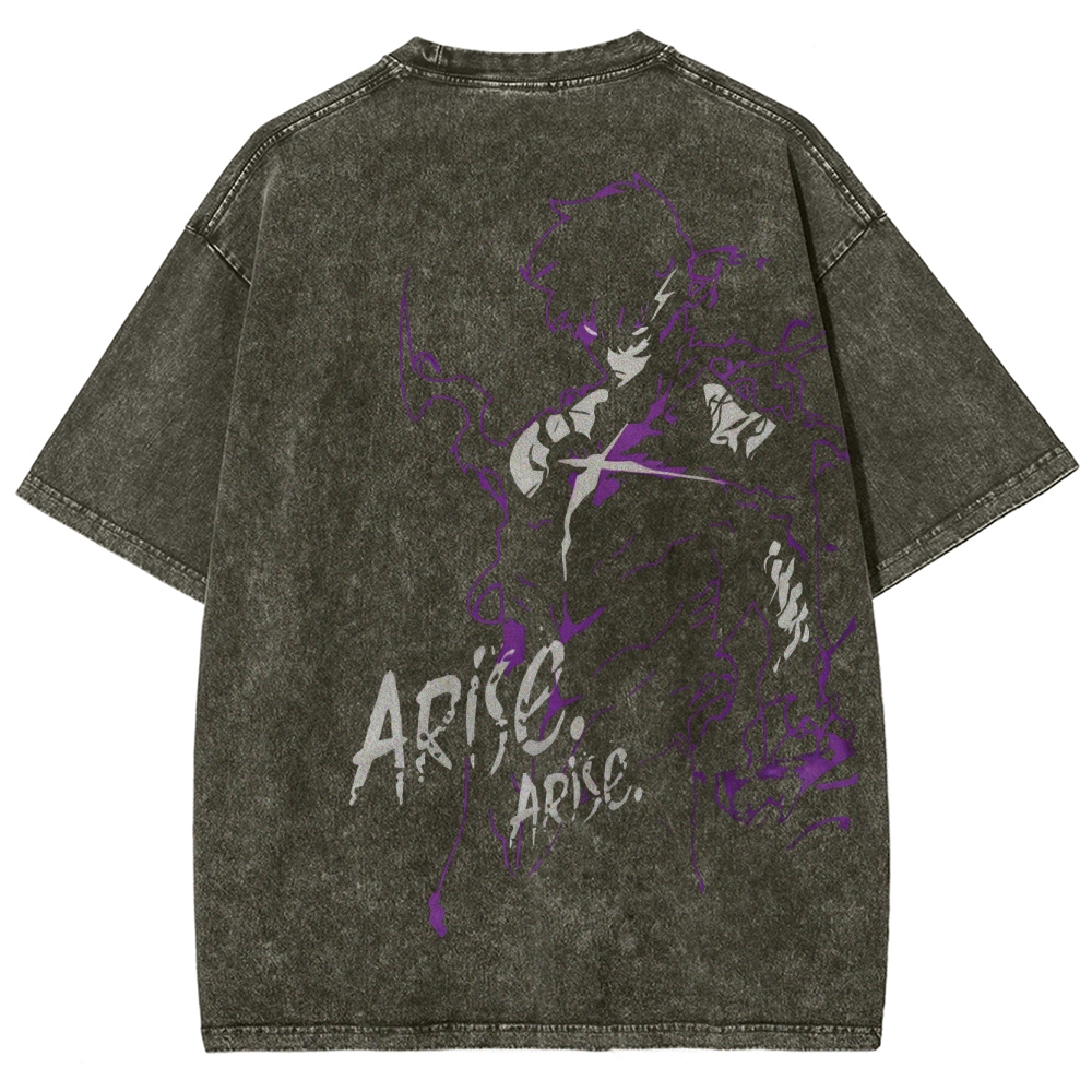 solo leveling Unisex Fit Washed T-Shirt 