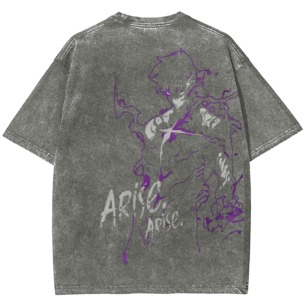 solo leveling Unisex Fit Washed T-Shirt 