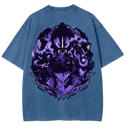 solo leveling Unisex Fit Washed T-Shirt 