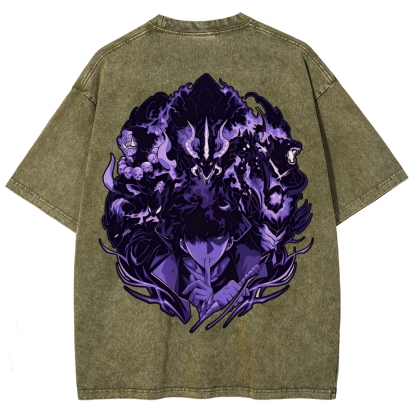solo leveling Unisex Fit Washed T-Shirt 