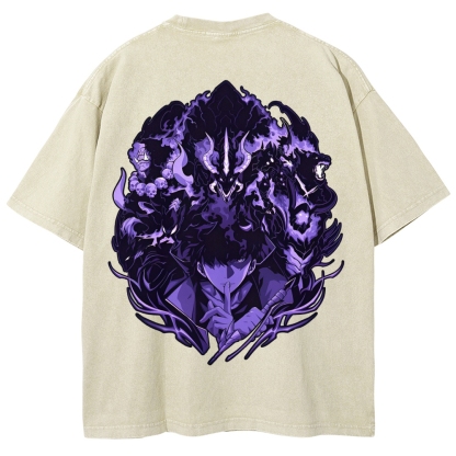 solo leveling Unisex Fit Washed T-Shirt 