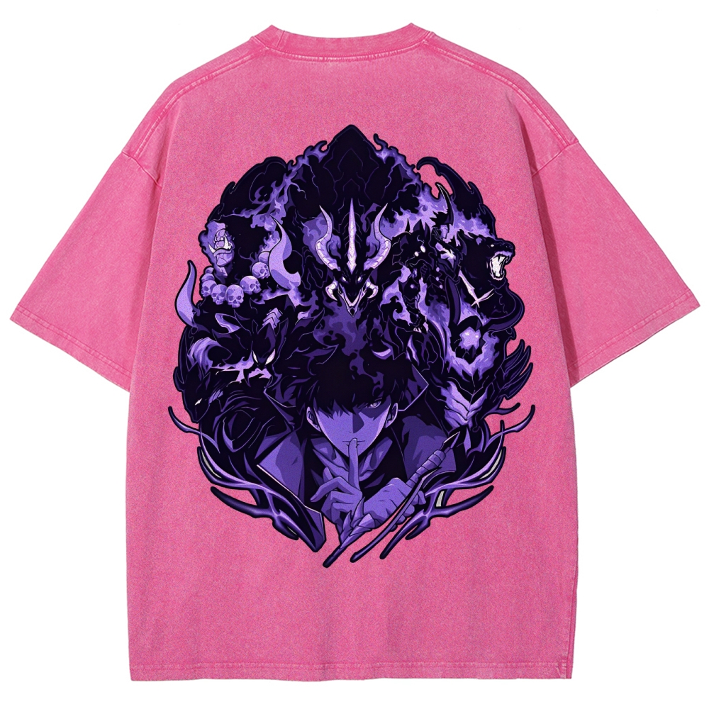 solo leveling Unisex Fit Washed T-Shirt 