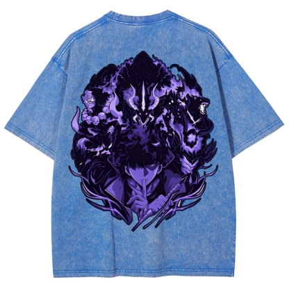 solo leveling Unisex Fit Washed T-Shirt 