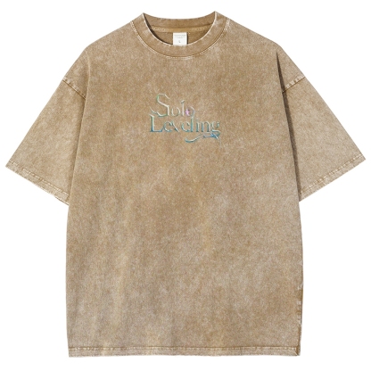 solo leveling Unisex Fit Washed T-Shirt 