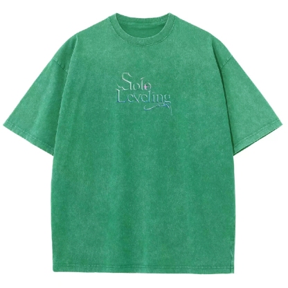 solo leveling Unisex Fit Washed T-Shirt 