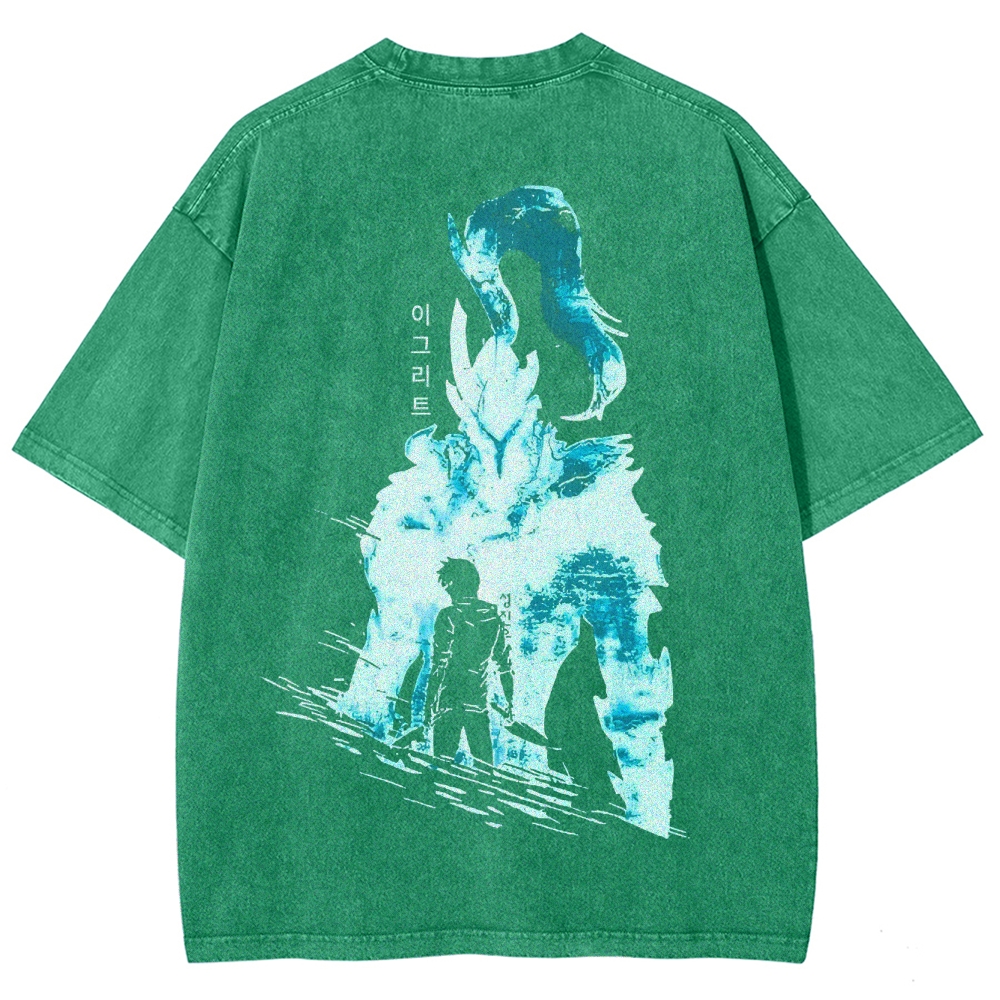solo leveling Unisex Fit Washed T-Shirt 