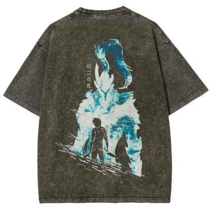 solo leveling Unisex Fit Washed T-Shirt 