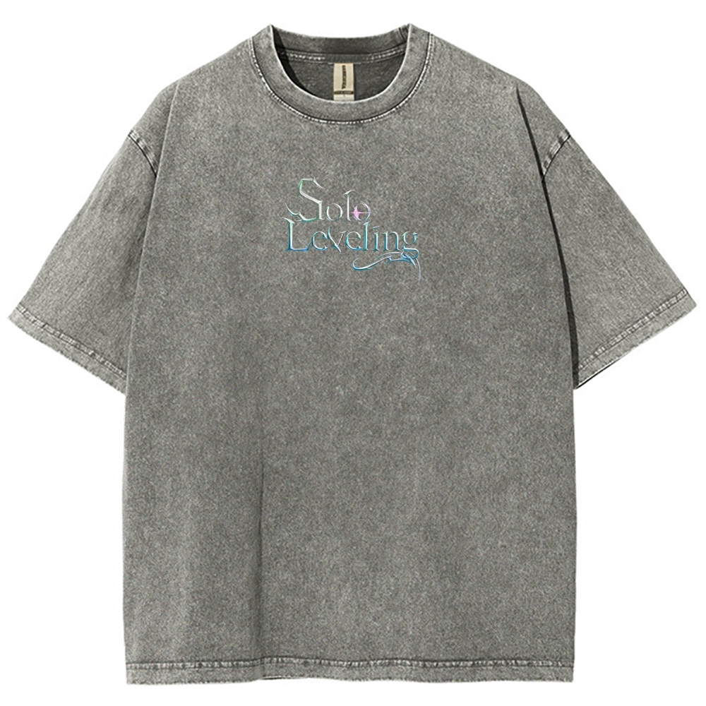 solo leveling Unisex Fit Washed T-Shirt 