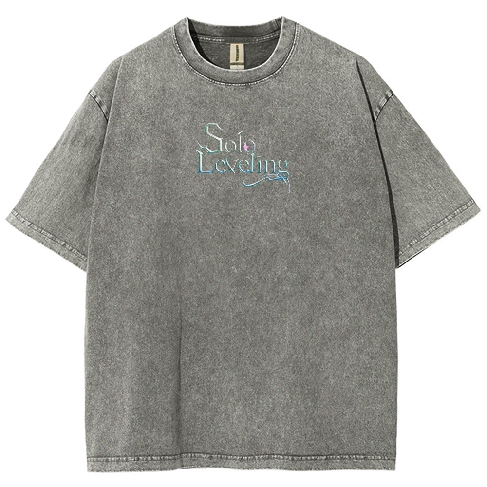 solo leveling Unisex Fit Washed T-Shirt 