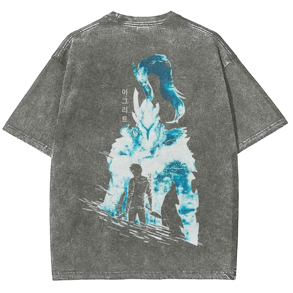 solo leveling Unisex Fit Washed T-Shirt 