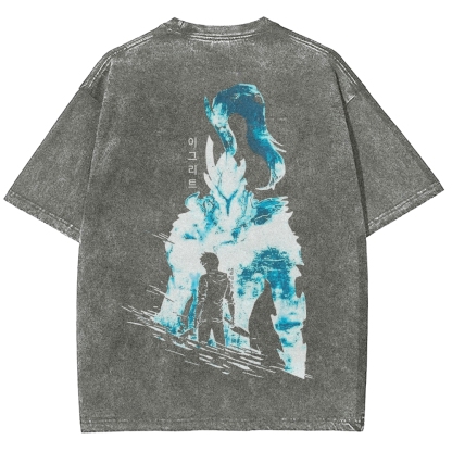 solo leveling Unisex Fit Washed T-Shirt 